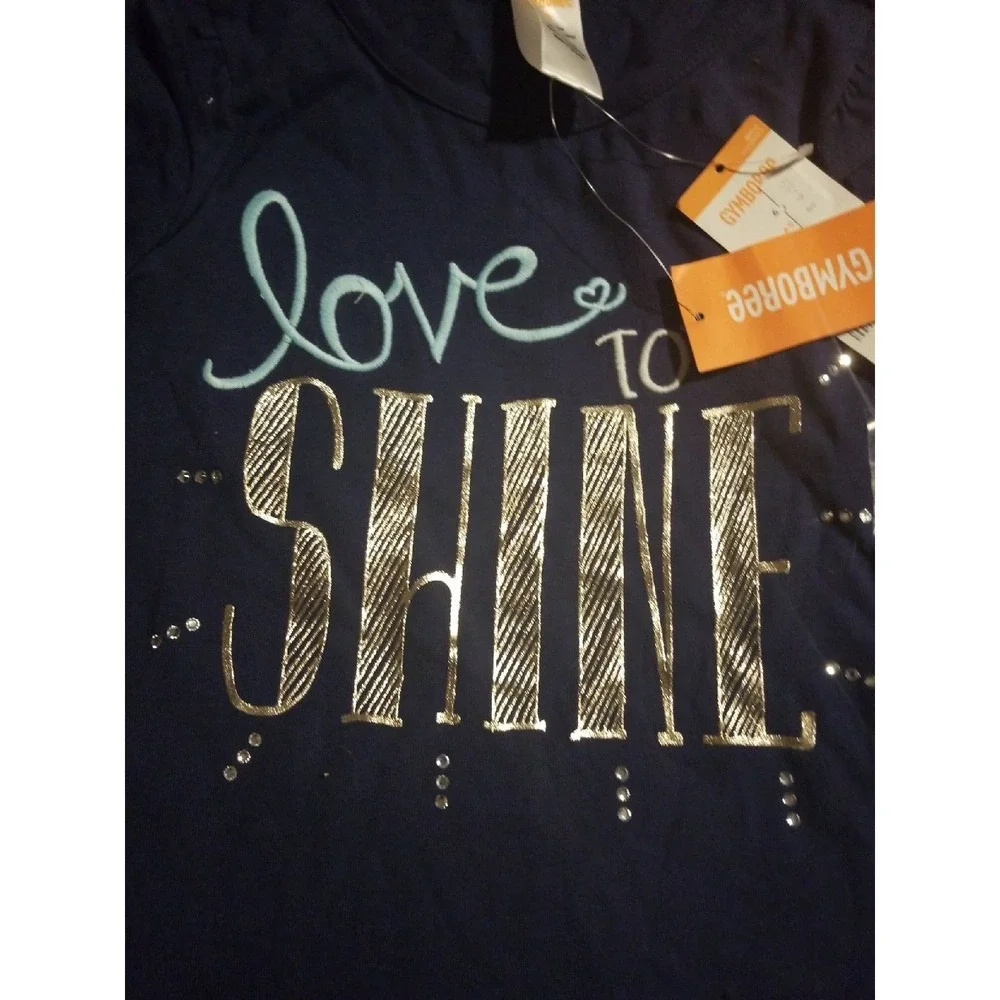 Gymboree flight of fancy outfit 6 nwt love to shine top and star‎ skirt